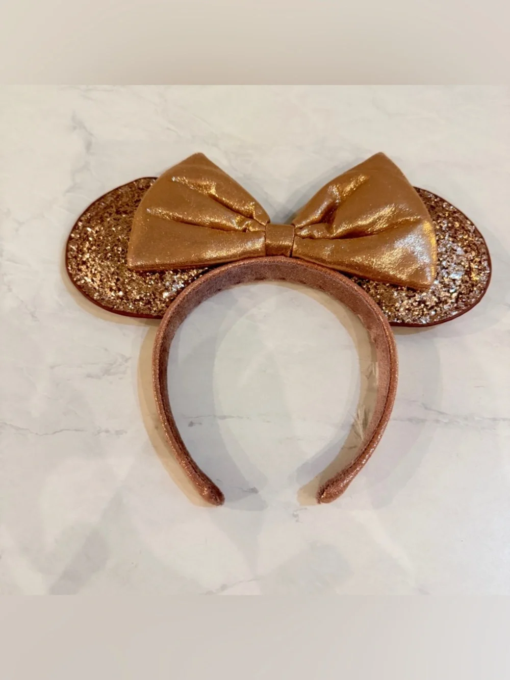 NEW Disney Minnie Ears Headband - Briar Rose Gold